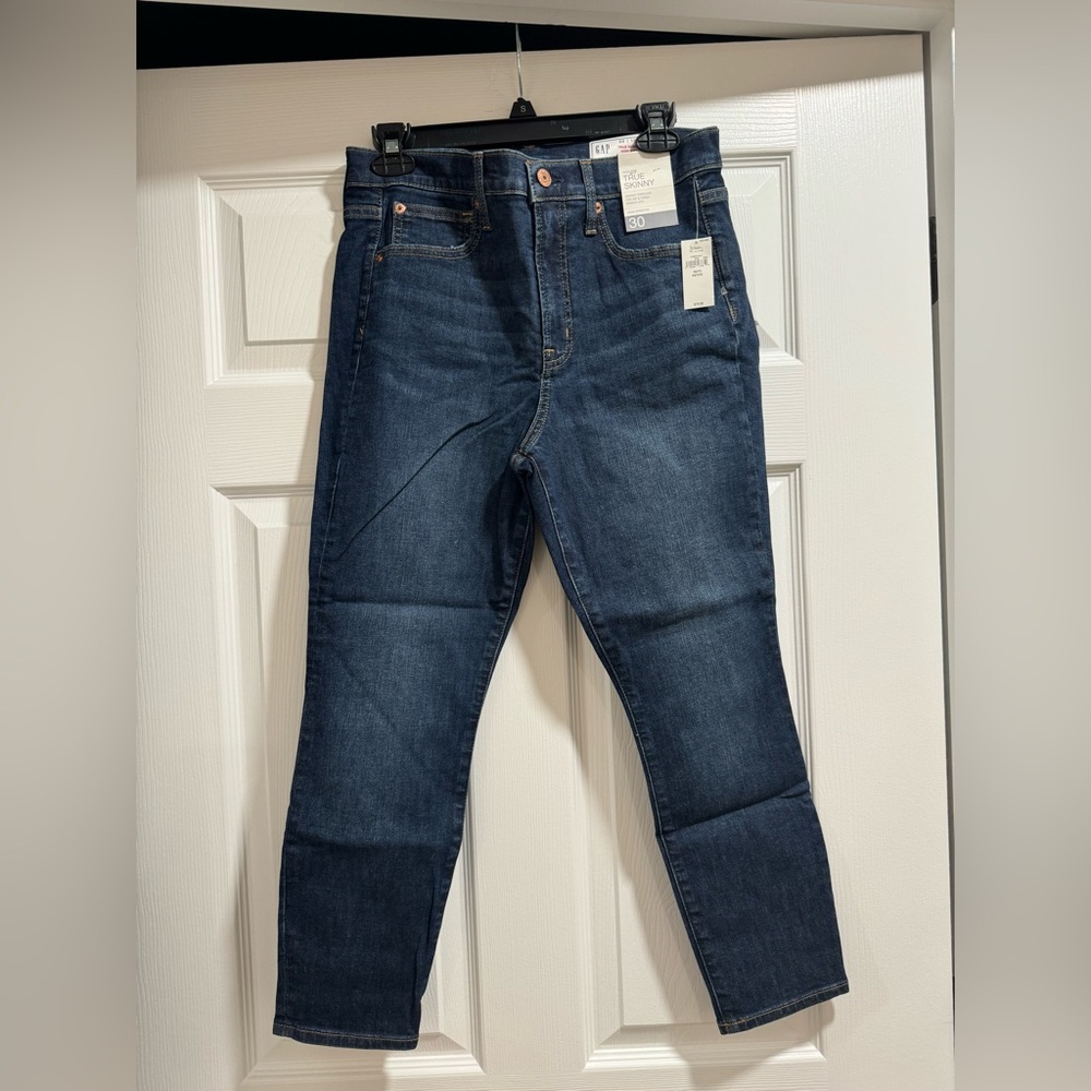 Women’s GAP Petite True Skinny Jeans - Dark Blue